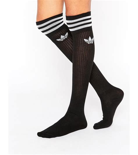 women's black Adidas socks